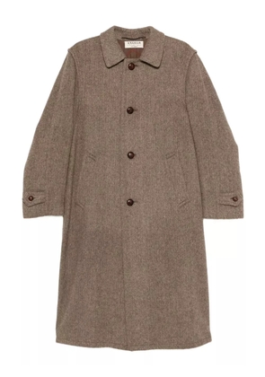 A.N.G.E.L.O. Vintage Cult 1990s wool-blend buttoned coat - Brown