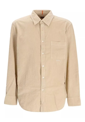 BOSS corduroy pocket shirt - Neutrals