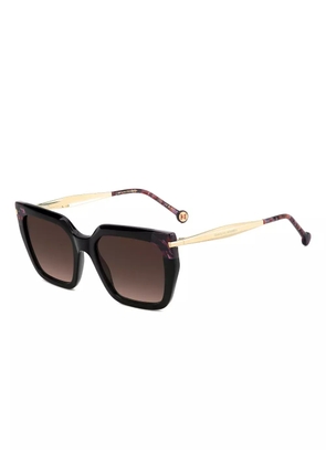 Carolina Herrera square-frame gradient-lenses sunglasses - Black