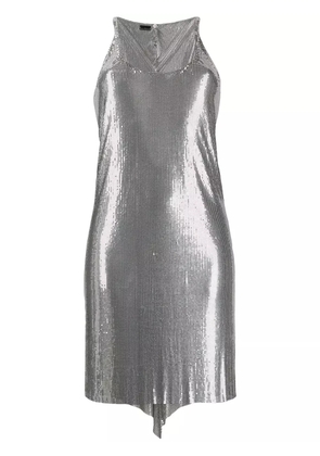 Rabanne metallized mesh dress - Silver