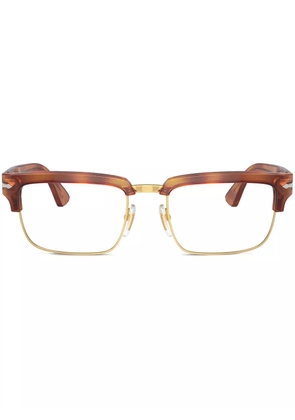 Persol rectangle-frame glasses - Brown