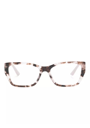 Prada Eyewear colour-block square-frame glasses - Pink