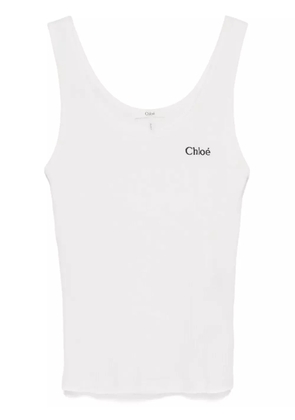 Chloé jersey tank top - White