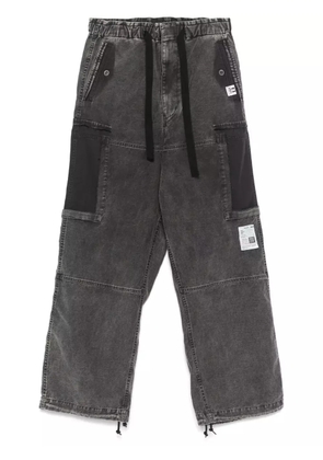 Maison MIHARA YASUHIRO cotton cargo jeans - Black