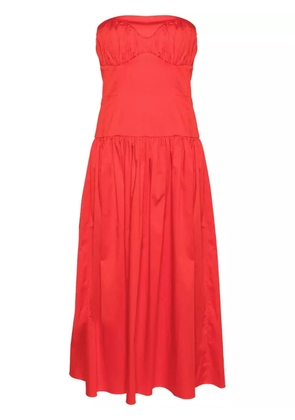 TOVE Lauryn strapless midi dress - Red