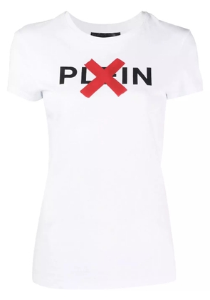 Philipp Plein logo-print cotton T-shirt - White