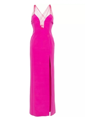 Genny panelled sleeveless maxi dress - Pink