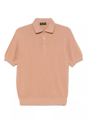 Dell'oglio knitted polo shirt - Neutrals