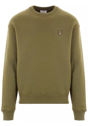 Maison Kitsuné Fold Fox Head sweater - Green