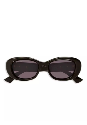 Gucci Eyewear Double G sunglasses - Brown