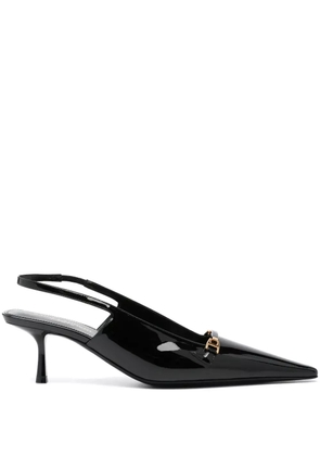 Saint Laurent Carine 55mm patent-leather pumps - Black