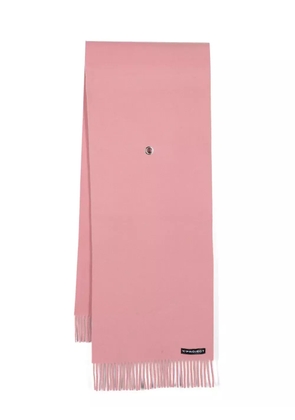Y/Project fringed virgin wool scarf - Pink