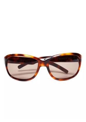 Gucci Pre-Owned 2000-2020 logo-detail sunglasses - Brown