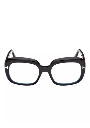 TOM FORD Eyewear geometric-frame glasses - Black