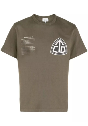 Woolrich logo-print cotton T-shirt - Green