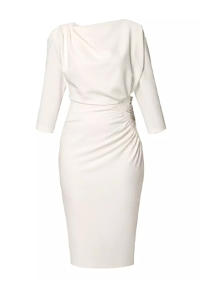 AMALIN Hailey crystal-embellished dress - White