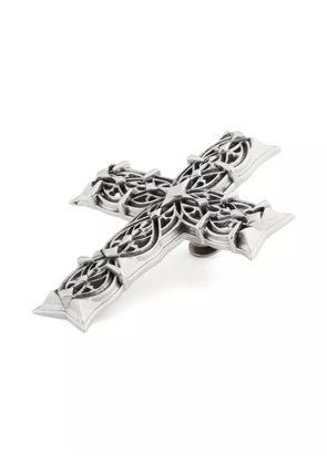 Emanuele Bicocchi Notre Dame cross brooch - Silver