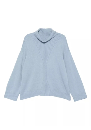 BOMPARD ribbed turtleneck sweater - Blue
