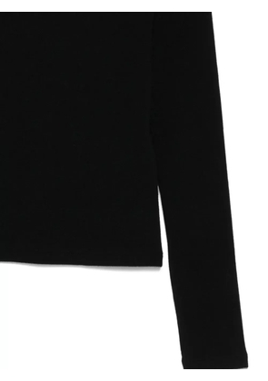 MM6 Maison Margiela Long-sleeved Top - Black