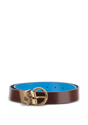 PINKO Love Birds reversible belt - Brown