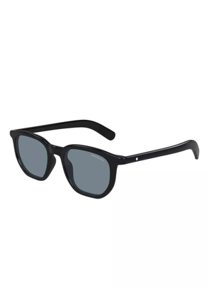 Montblanc round-frame sunglasses - Black