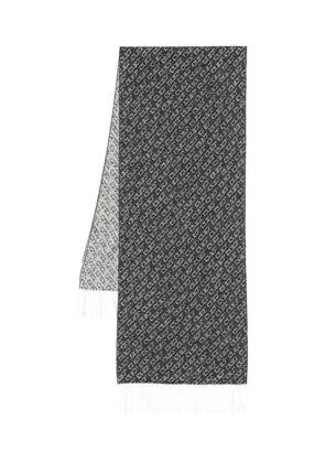 Cult patterned scarf - Black