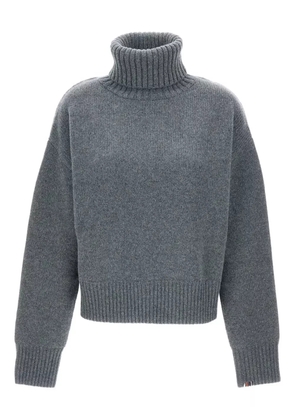 extreme cashmere roll-neck cashmere sweater - Grey