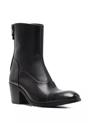 Alberto Fasciani 55mm block-heel leather boots - Black