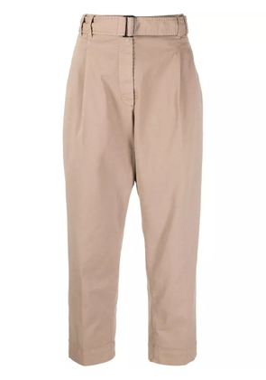 Brunello Cucinelli belted straight-leg chinos - Neutrals