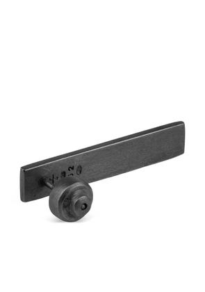 Parts of Four rectangle-shape earring - Silver