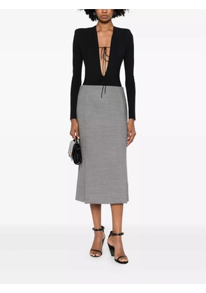 Amazuìn v-neck bodysuit - Black