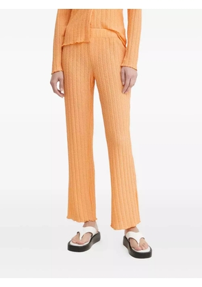 Résumé textured trousers - Orange