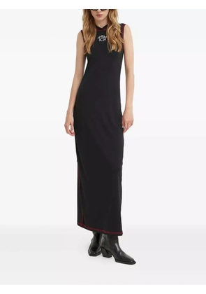 Résumé hooded trim dress - Black