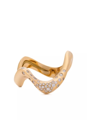 Mimia Leblanc 18K yellow gold Swoon diamond ring
