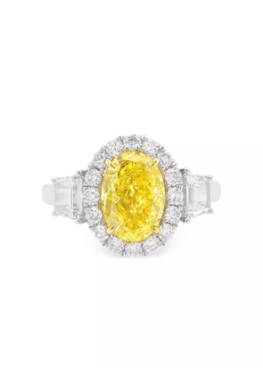 HYT Jewelry platinum diamond ring - White