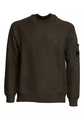 C.P. Company felted crew-neck sweatshirt - Green