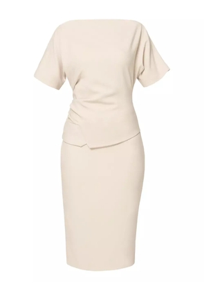 AMALIN Madison draped dress - Neutrals