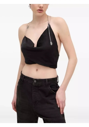 Diesel chain halterneck top - Black