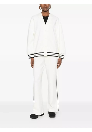 TWINSET striped-trim cardigan - White