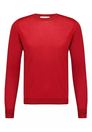 Piacenza Cashmere crew-neck wool sweater - Red