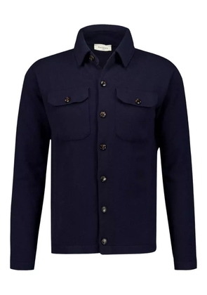 Piacenza Cashmere button-up pocket shirt - Blue