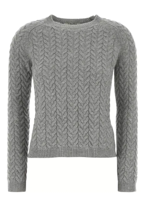 'S Max Mara Eliane cable-knit sweater - Grey
