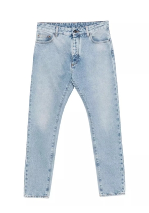 Palm Angels logo-print jeans - Blue