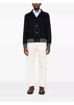 Brunello Cucinelli wool bomber jacket - Blue
