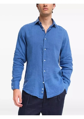 PENINSULA SWIMWEAR buttoned linen shirt - Blue