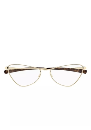 Saint Laurent Eyewear cat-eye glasses - Gold