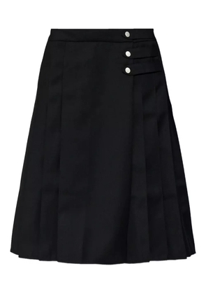 MISBHV buttoned pleated skirt - Black