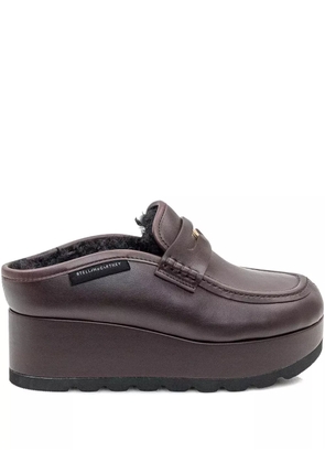 Stella McCartney Elyse Alter Mat platform mules - Brown