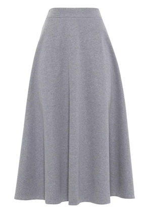 Brunello Cucinelli A-line midi skirt - Grey