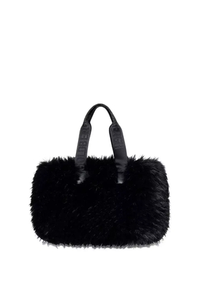 Goldbergh Mia Shopper faux-fur tote bag - Black